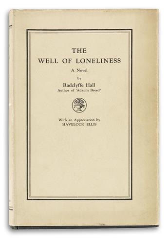 RADCLYFFE HALL (1880-1943)  The Well of Loneliness.